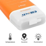 Elitech Glog-2 Temperature Data Logger Single Use with Position and Illuminance Online Tracking