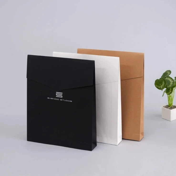 Envelope packing bag for gift/garments kraft paper document envelope with custom logo