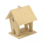 Environmental Handmade Hot Sale Wood Cage Bird Canary Outer Door Wood Bird House IBEI