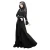 Import Ethnic Plain Black Abaya Kaftan Long Dubai Islamic Clothing Modern Muslim Dress For Women from China