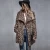 European and American women&#x27;s cheap faux fur coats women autumn and winter 2020 new mid-length leopard print casual coat women