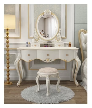 European make-up dresser table bedroom modern simple storage cabinet integrated light luxury high-grade dressing set
