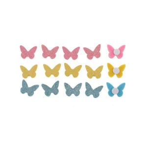 european style mini spring butterfly wooden cute decor making scrapbooking stickers wood craft