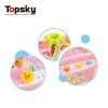 Exciting sound&light fishing bath toy musical duck fishing set toy