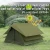 Import Factory A Tower Oxford Fabric Coated with Silver Canvas Tent Outdoor Rainproof Sunproof Cabin Tent For Camping from China