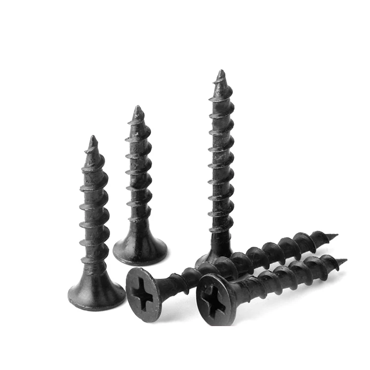 Factory direct High quality Black counter sunk self tapping screw drywall screw