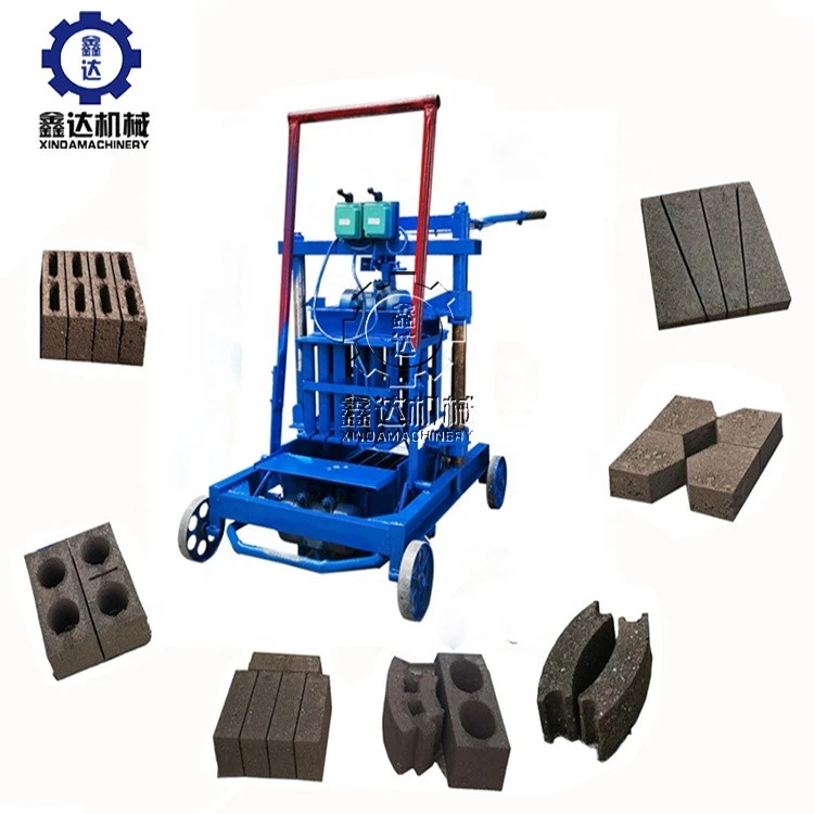 factory directly supply manual cement good quality small scale brick making machine construction works