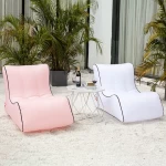 Factory Leisure Inflatable Single Sofa Outdoor Fabric Inflatable Sofa Chair