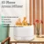 Import Factory New Mini Flame Air Humidifier 180ml Electric Ultrasonic Warm Light 3D Flame Aroma Diffuser Humidifier Defuser from China