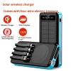 factory new model portable power bank dual built-in cable power bank 10000mah