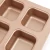 Import Factory price directly sale popular champagne gold 12 cup square mold from China