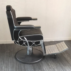 Factory Price Portable Salon Furniture Barber Shop Black Hairdressing Barber Chair