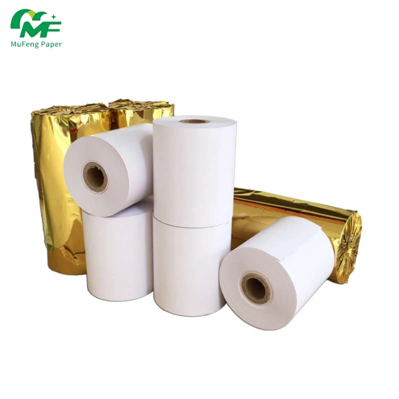 Factory Price Thermal Cash Register Paper High Quality 80X80mm 55mm width Thermal Paper Rolls 3 1/8 x 230