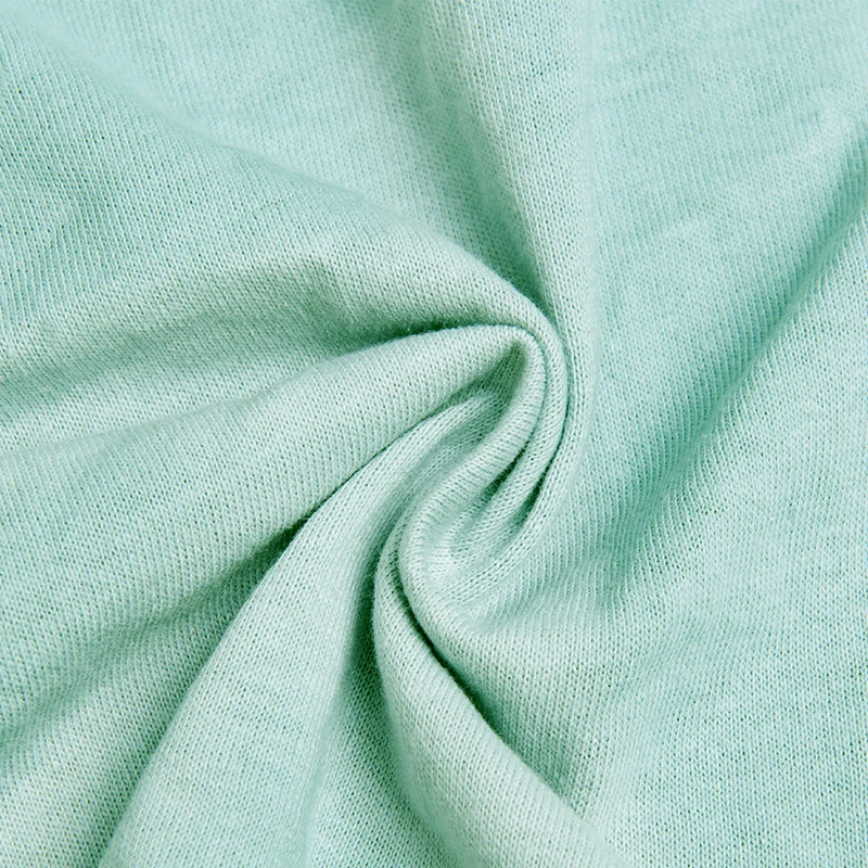 Factory price wholesale linen feel knit korean 100% cotton fabric
