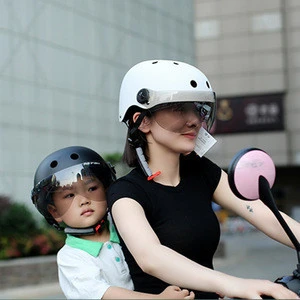 factory  protectivehalf safety face shield protective bicycle motorbike  helmet for kids and adultes