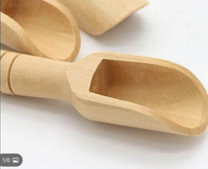 Factory solid Lotus wood mini milk powder bath salt Serving measuring tea coffee seasoning wooden spoon for manufacturer