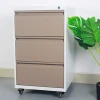 Factory supply customizable color nurse station bar table with three drawer medical office cabinet