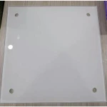 Factory wholesale frameless dry erase magnetic glass whiteboard with mounting accessories