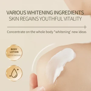 Factory Wholesale 300Ml Creamy Texture Arbutin Moisturizing Skin Whitening Body Lotion