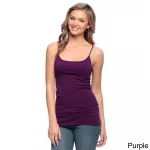 Fancy Camisole Women's Spaghetti Strap Long length Cami Tank Tops wholesale