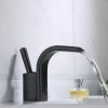Fapully New Designer Wash Single Lever water Mixer orb black Tap Bathroom Basin Faucet