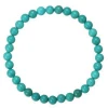 Fashion 6 mm Green Turquoise Charm Bangle Latest Design Daily Wear Bangle Gemstone Bracelet Fashion Jewelry
