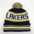 Import Fashion customized high quality jacquard beanie winter hat 3D embroidery Laker knitted hat Unisex from China