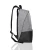 Fashion gray laptop travel high school polyester promotional backpack bag
