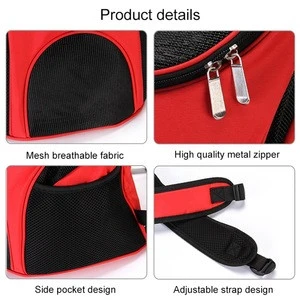 Fashion Pet Carrier Backpack For Dogs Or Cat Pet Backpacks For Travelling Portable Double Shoulder Breathable Backpack