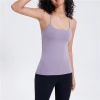 Fashion Private Label Purple Sports Bra Leggings Suit Fitness Yoga Apparel Sets