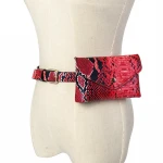 fashion women mobile mini serpentine fanny pack women Vintage Serpentine Waist Pack Messenger Bags