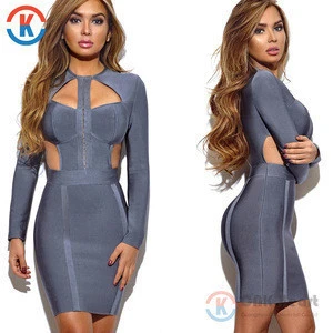 Fashion womens clothes sexy bodycon tight bandage women party dresses
