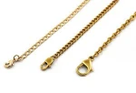 Fashionable Vacuum Plating Handbag Purses Chains Pocket Watch Chains
