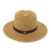 Fedora Panama Hat Natural Stylish Straw Hat Sun Hat