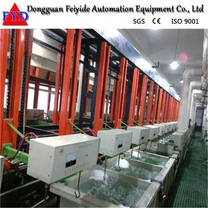 Feiyide Automatic Hardware Metal Parts Chrome Electroplating Machine