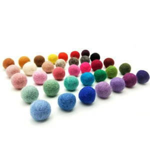 Felt Wool Balls Felt Garland Balls 2cm Mix Color Pom Poms Garland Party Home Decor
