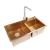 Import first-class stainless steel nanometer kitchen sink double sink stainless sink from China