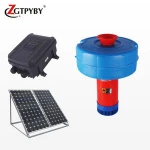 fish farming solar aerator pond supplier aquaculture solar aerators