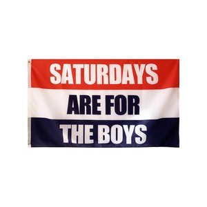 FLAGNSHOW 24h Fast delivery 3x5Fts Polyester Red White Blue Banner American USA Flags Saturdays Are For The Boys Girls Flag