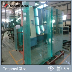 Flat and curved tempered 4mm glass price