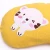 Import flat head anti snore bead falling head protection animal shaped neck pillow for baby kids cotton designs syndrome prevention from China