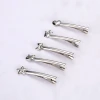 Flat Top with Teeth For Hairdressing Salon Hair Grip Arts Hairpins for Women Silver Metal Alligator Hair Clips Pins