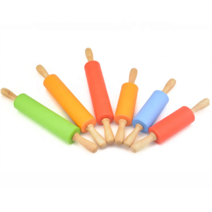Buy Flattening Dough Roller Straight Rod Dumpling Pizza Cylinder Wooden ...