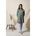 Floral Women cotton hand block blouse - Block Print Top