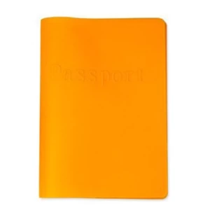 Fluorescence Candy Colors Silicone Passport Covers Case Soft Passport Holder