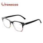 FONHCOO Cheap Multicolor Big Frame Plastic Reading Glasses