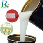 Food grade liquid raw silicone mold rubber material for mold making