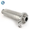 Food Grade Sanitary Stainless Steel Straight Type Clamp Pipe Filter
