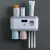 Import For Bathroom 2 Cups Toothbrush Holder UV Sterilization Automatic Disinfection Toothpaste Rack Auto Toothbrush  Dispenser from China