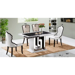 foshan new model marble dining table prices
